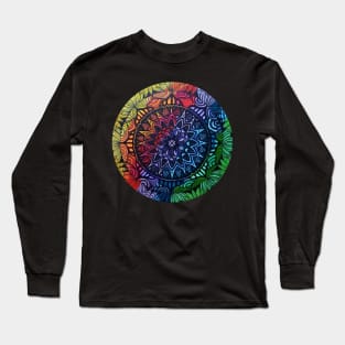 Rainbow Mandala Long Sleeve T-Shirt